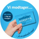 Gavekort Nordfyn klistermærke