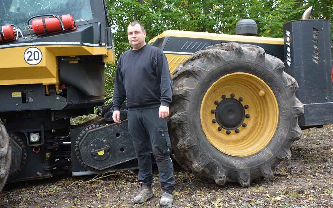 Land og skov og masser af træflis