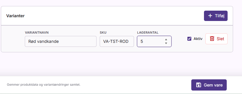 Variantnavn