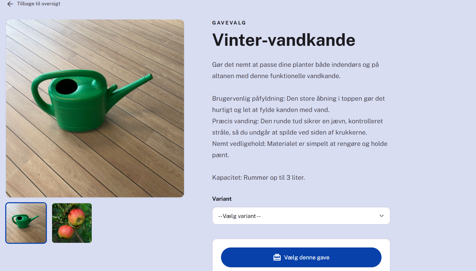 Vare i virksomhedsportalen